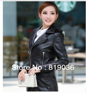 2012 foreign trade with the money lady plus short paragraph cotton leather wallet gram thick women jacket coat 5192