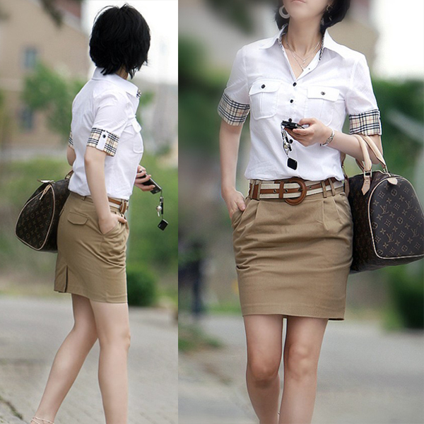 2012 formal work wear uniform women's sz fashion ol career set work wear skirt summer