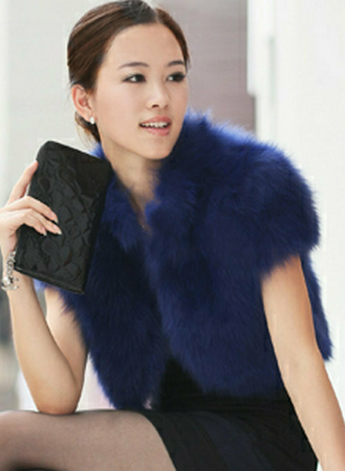 2012 fox fur stand collar outerwear rabbit fur outerwear Women fur overcoat