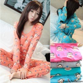 2012 Free shipping new arrival women's sweet confortable cute pajamas set(two piece)  negligee