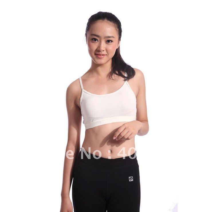 2012 free shipping wholesale&retail sports bra with pink ,purple ,bule ,white and skin colour