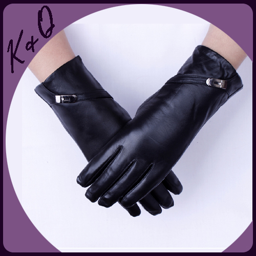 2012 FreeShipping 100% Top Grade Sheepskin Lady's Mitten Warm Genuine Leather Gloves GL00947 Size S M L Manufacturer Droshipping