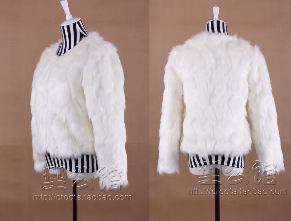 2012 fur coat faux mink rabbit fur thermal winter female