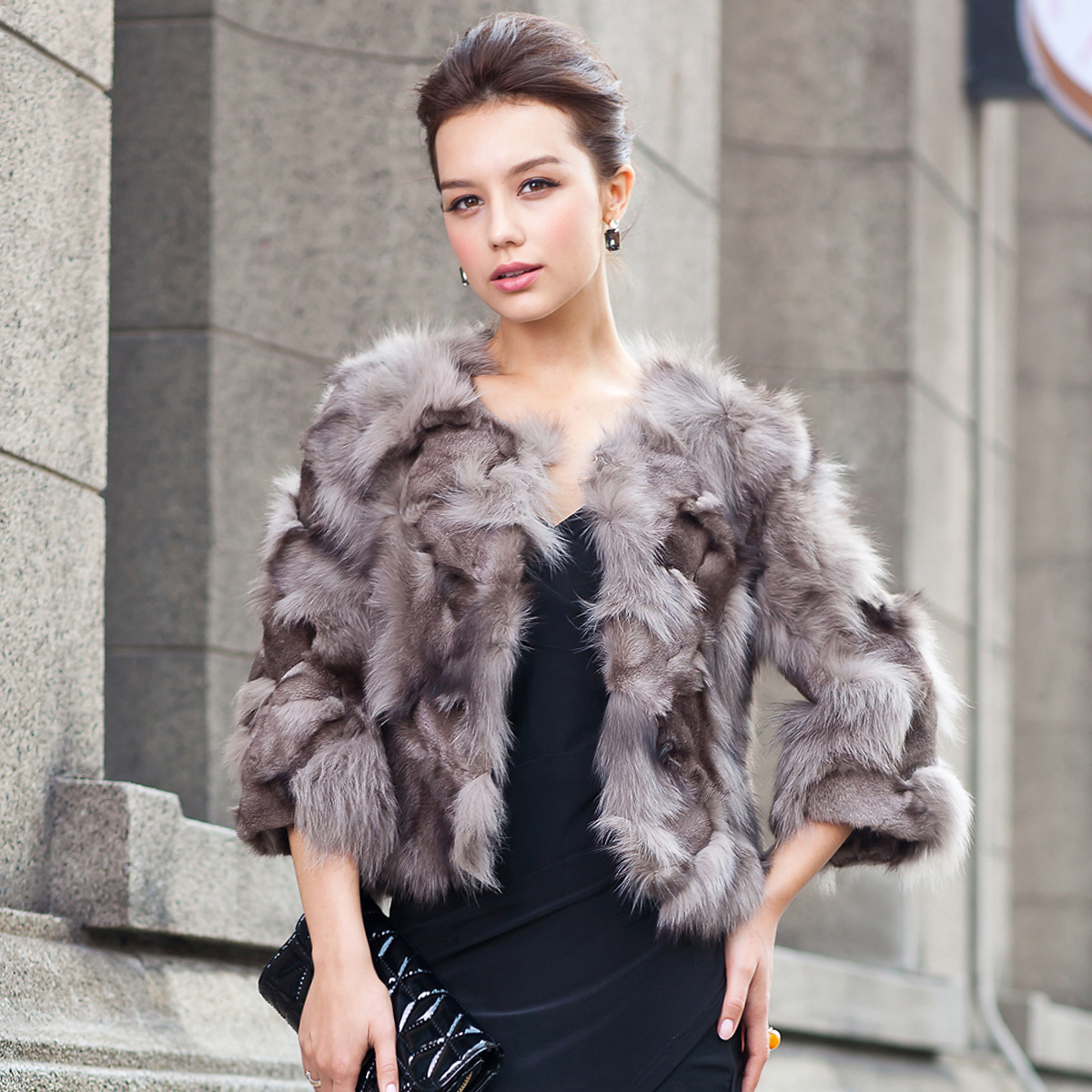 2012 fur coat fox fur women's fur