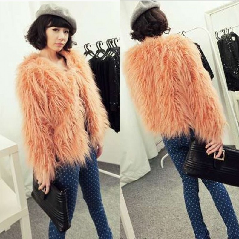 2012 fur coat women outerwear the trend of personalized medium-long rabbit fur short jacket women's