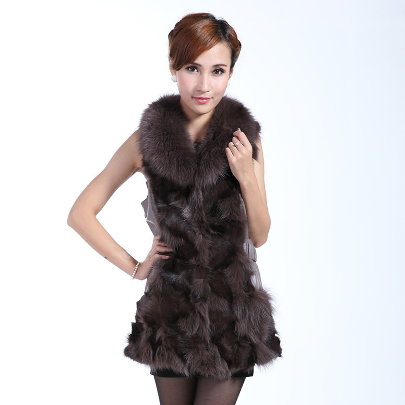 2012 fur sheepskin fox fur slim fur