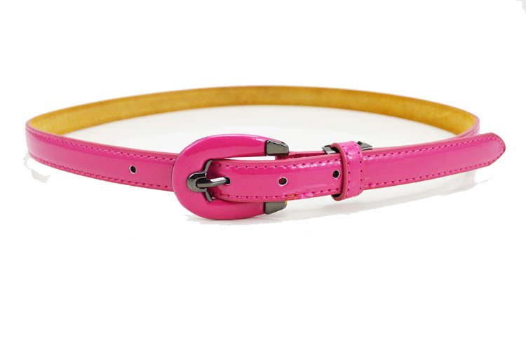 2012 genuine leather women's belt genuine leather female strap fashion strap Women candy color pin buckle