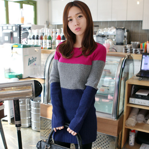 2012 gloves slim hip thermal all-match o-neck tight-fitting basic shirt sweater female