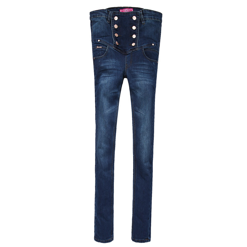 2012 high waist jeans female skinny pants slim pencil pants long trousers