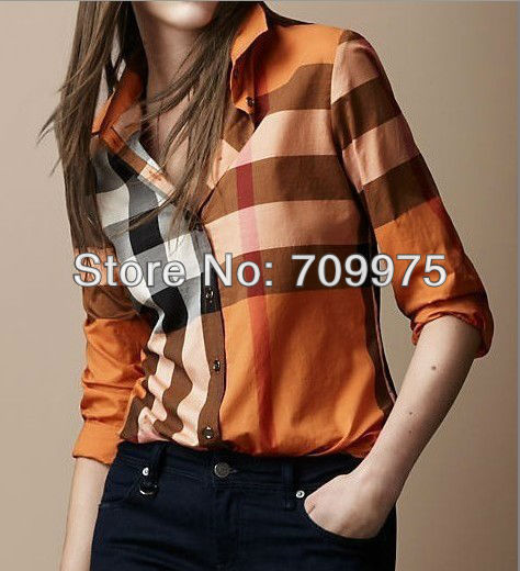 2012 holiday sale shirts,brand fashion women shirts,long 100% cotton  free shipping