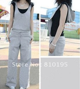 2012 hot  fashion women casual hooded jumpsuit full body jumpsuits new look pants