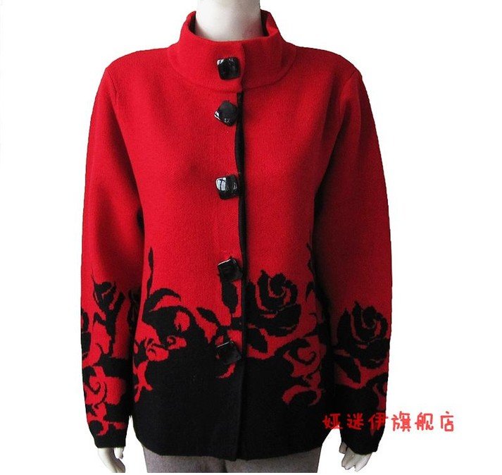 2012 hot sale women Mother outfit cardigan wool sweaters upset cashmere coat/ M-4XL