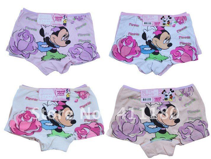 2012 hot sales soft cotton panties for children, underware for girl character style 12 pcs/lot free shipping