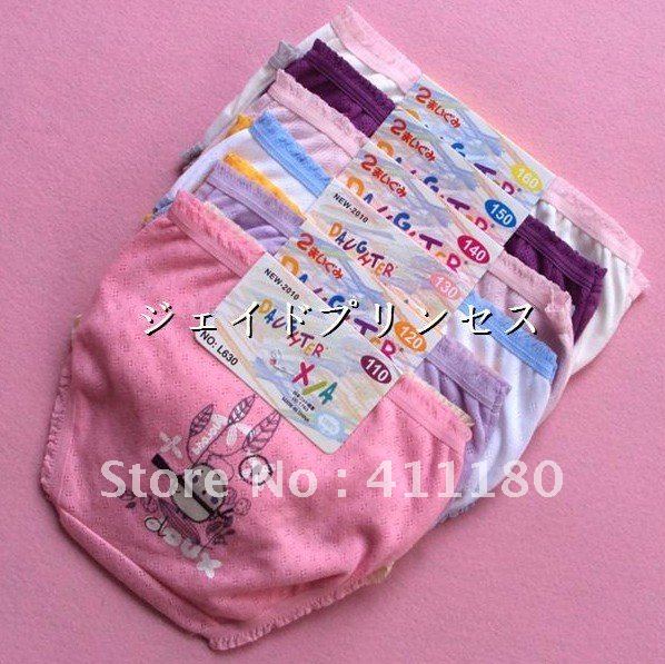 2012 hot sales soft cotton panties for kid, underware for children 12 pcs/lot free shipping