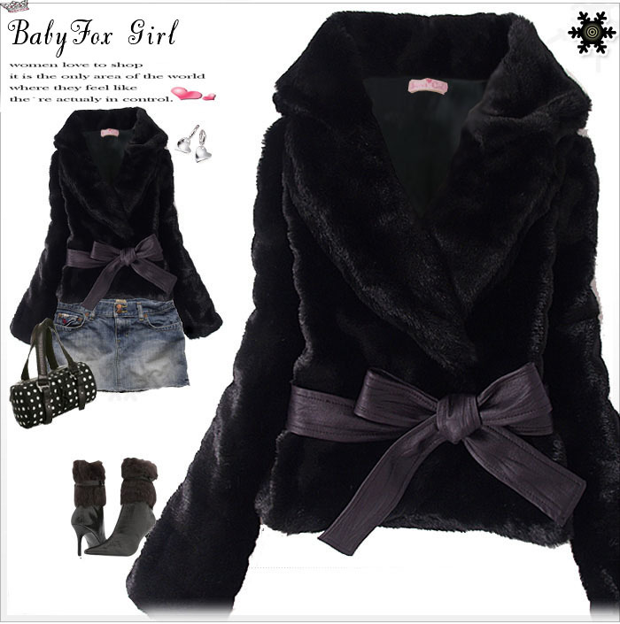 2012 hot-selling autumn and winter luxury ultra soft faux thin outerwear D182