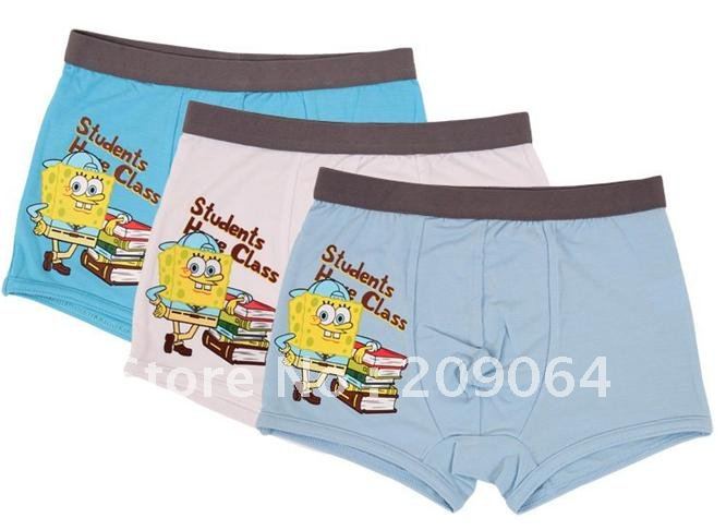 2012 Hot Selling Fashion Unisex Kid's Child The SpongeBob SquarePants Panties UnderPants