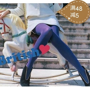 2012 hot selling korea fashion women leggings Single colorful velvet material candy color pantyhose tight pants