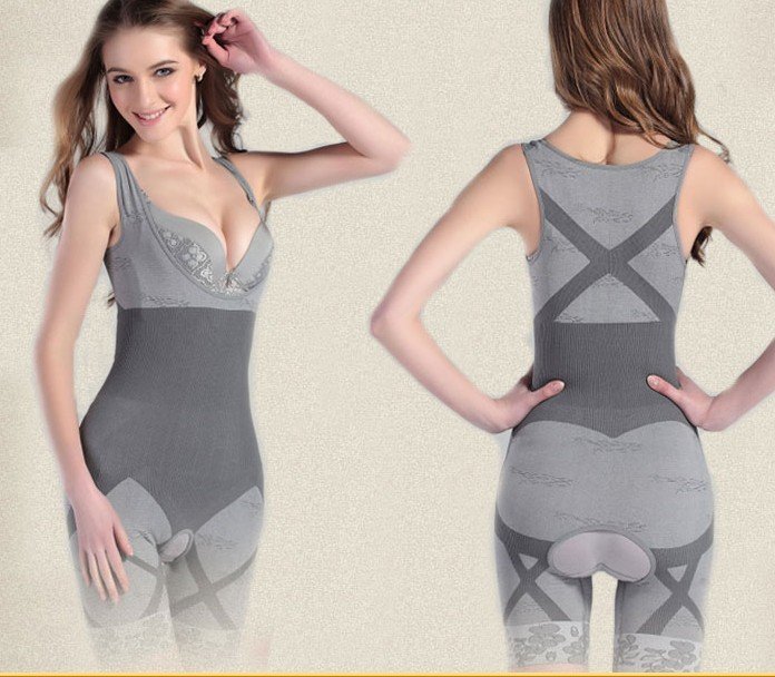 2012 hottest sale 20pcs ladie`s body shaper one-piece shapers slim lift bamboo charcoal slimming underwear