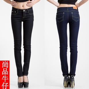 2012 jeans female autumn slim pencil pants tights skinny pants female slim hip 8012