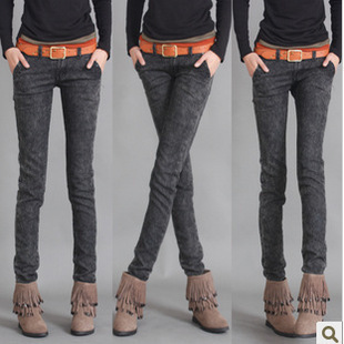 2012 jeans female skinny pants plus size trousers pencil pants casual trousers