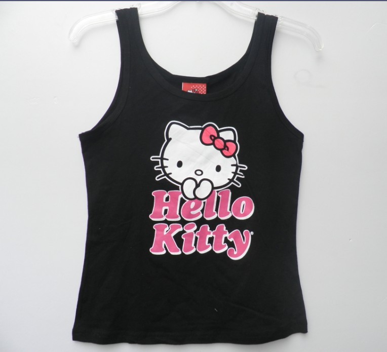 2012 kitty cat women's spaghetti strap vest