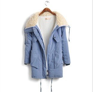 2012 Korean version of the new fall and winter clothes coat woman coat jacket wool liner thick padded cotton jacket #8025