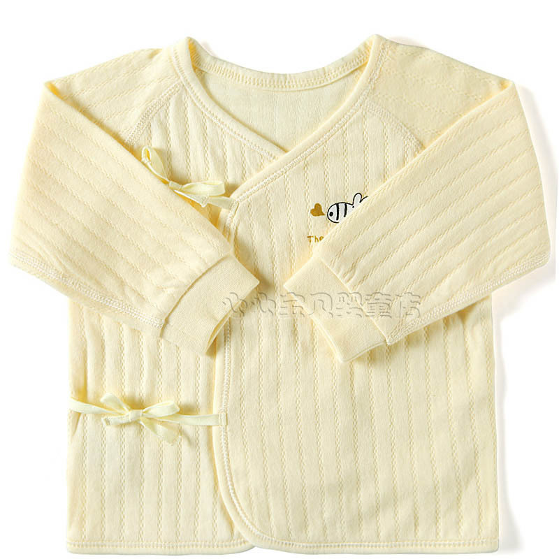 2012 leather autumn and winter 100% cotton baby underwear ba881-96y baby long-sleeve bandage monk clothes