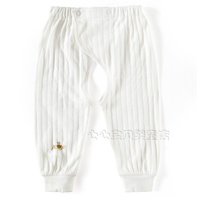 2012 leather autumn and winter 100% cotton baby underwear panties ba990-96m baby open-crotch trousers