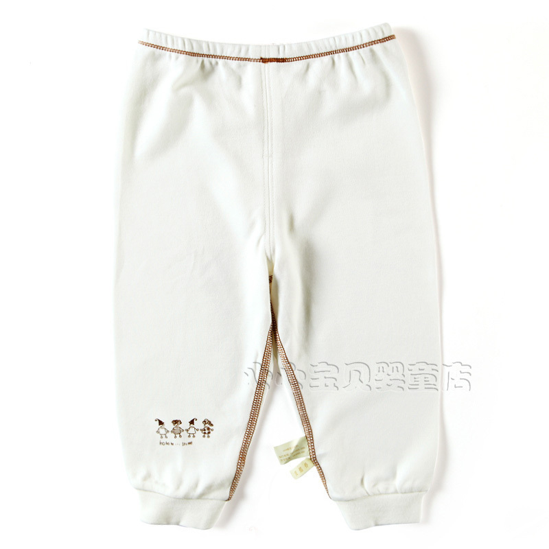 2012 leather autumn and winter baby underwear panties ba993-104m 100% cotton baby dual crotch trousers