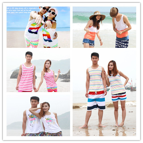 2012 lovers beachwear vest female casual