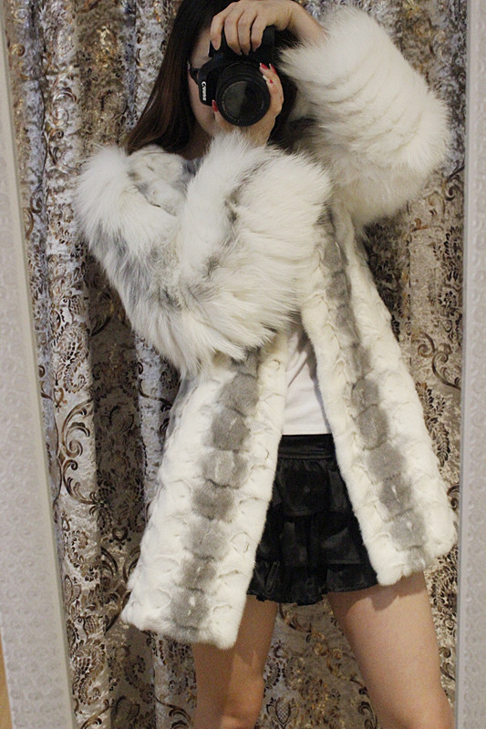 2012 luxury mink fight mink fox fur rex rabbit fur overcoat fur coat