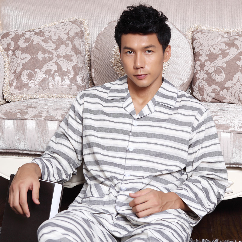 2012 male fluid long-sleeve set lounge sleepwear c642