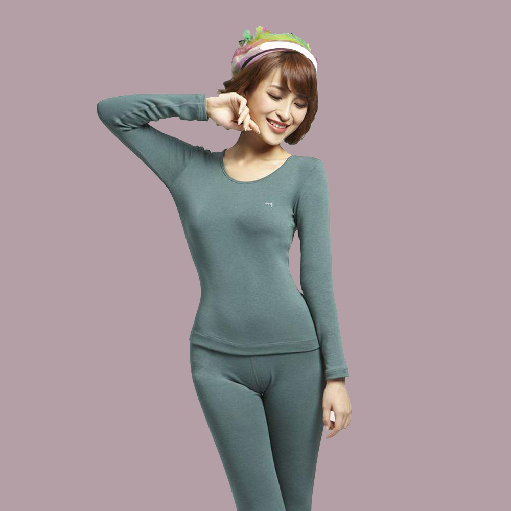 2012 MAOREN underwear silk wool thermal underwear thickening women's set