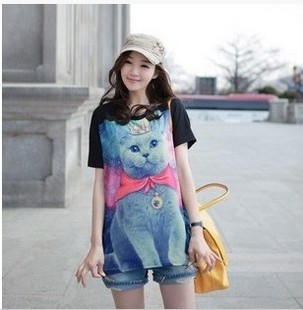 2012 maternity clothing summer maternity duomaomao short-sleeve T-shirt maternity long design t-shirt plus size t