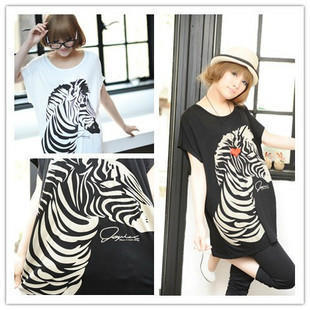 2012 maternity clothing t-shirt series medium-long maternity t-shirt summer maternity top