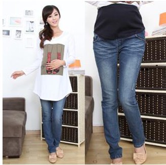 2012 maternity pants spring and autumn maternity belly pants maternity jeans free shipping