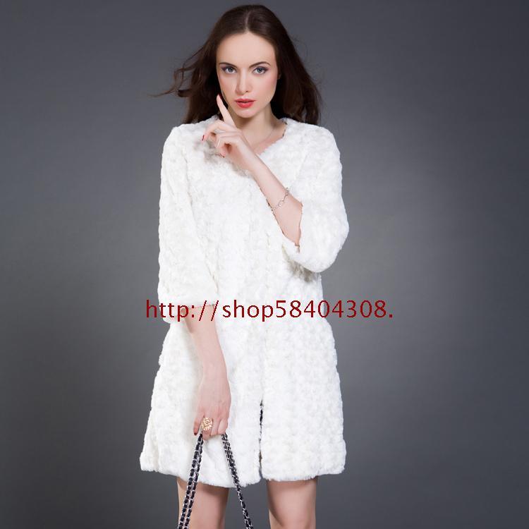 2012 medium-long artificial wool fur coat vest short design female fur coat fur overcoat