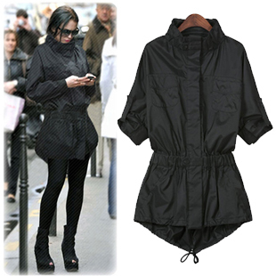 2012 medium-long women's trench fashion outerwear plus size