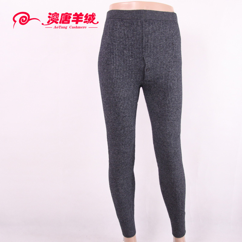 2012 men's double layer thickening wool kneepad trousers warm pants 40s-80s excellent