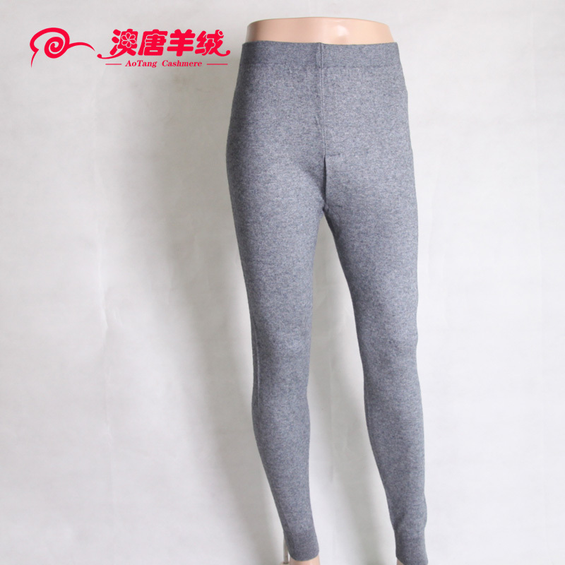 2012 men's wool pants legging kneepad thermal thick