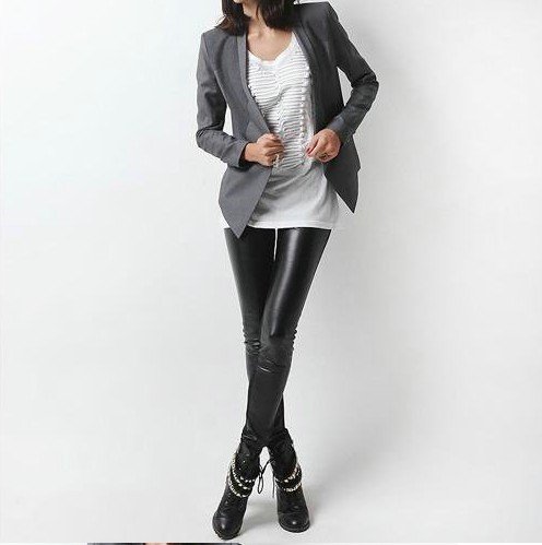 2012 Metallic Sexy Liquid Leggings Faux Leather Leggings Clubwear Punk Pants