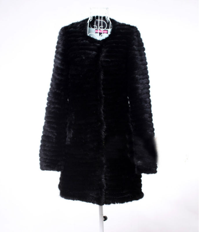 2012 mink fight mink knitted fur coat mink fur