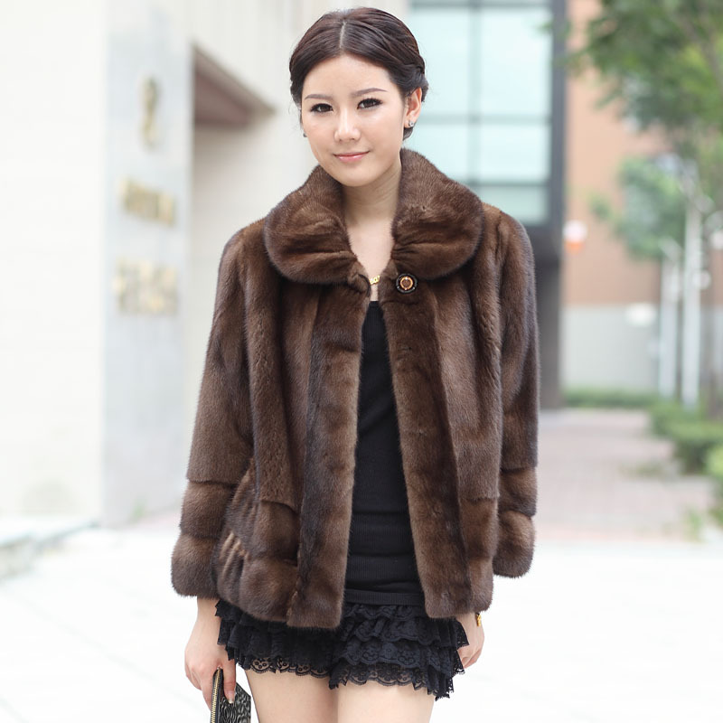 2012 mink fur coat mink overcoat marten overcoat mink outerwear fur overcoat