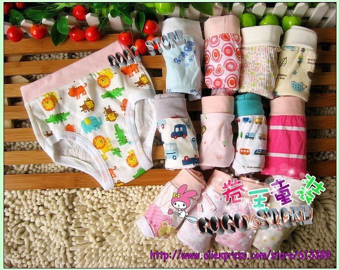 2012 new 100%cotton baby girl / Children's Clothing  Underwears panties