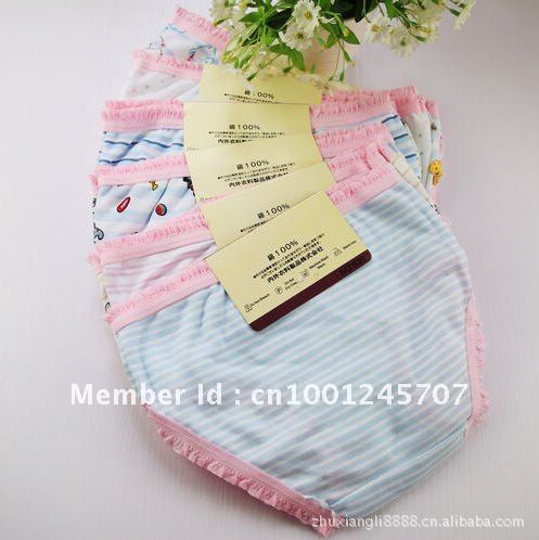 2012 new 100%cotton baby girl / Children's Clothing  Underwears panties