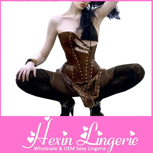 2012 New Arrival!2PC Antiseptic Fanshion Gostic Leather Corset LB1169 1 pcs Free shipping + Cheap Price + Drop Shipping