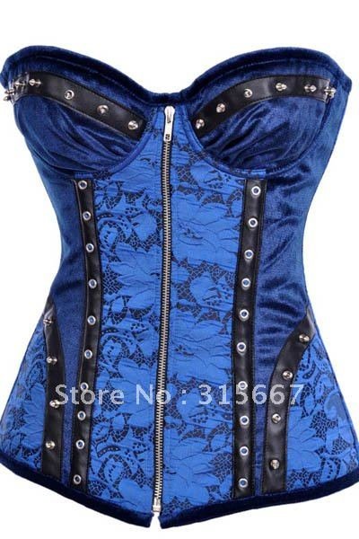 2012 New Arrival  ( Bustier+g-string)  High Qualtiy  Women shaper Sexy Lingerie Satin  Corset 9009