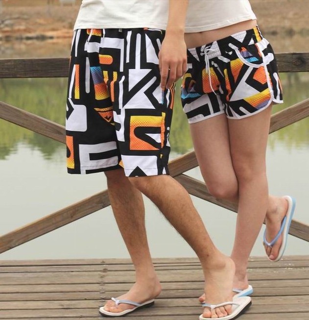 2012  new arrival  Cotton fashion normic lovers beach pants board short trousers