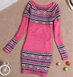 2012 new arrival,free shipping,flower sweater,loose and lovely  sweater, big size sweater,wholesale and retail