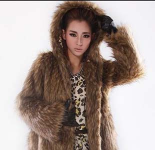 2012 new arrival fur women's wolf wool luxury medium-long fur overcoat female outerwear plush female top